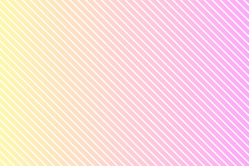 Pink peach gradient stripped line pattern
