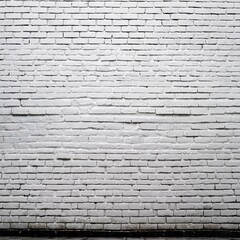 Obraz premium white brick wall may used as background