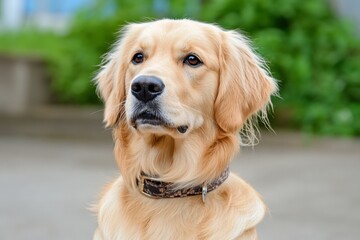A pet dog tilting its head and staring intently at its owner, ready to listen and respond