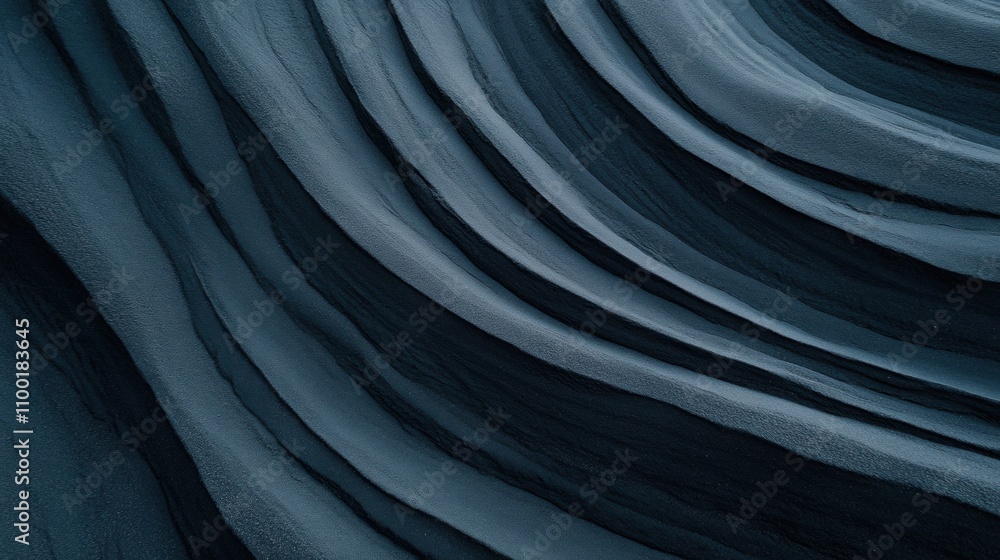 Aufkleber abstract waves of dark and light create a mesmerizing pattern, ai