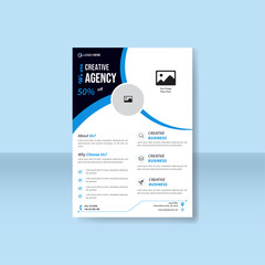 Creative Corporate & Business Flyer Brochure Template Design, Brochure design, cover modern layout, flyer in A4