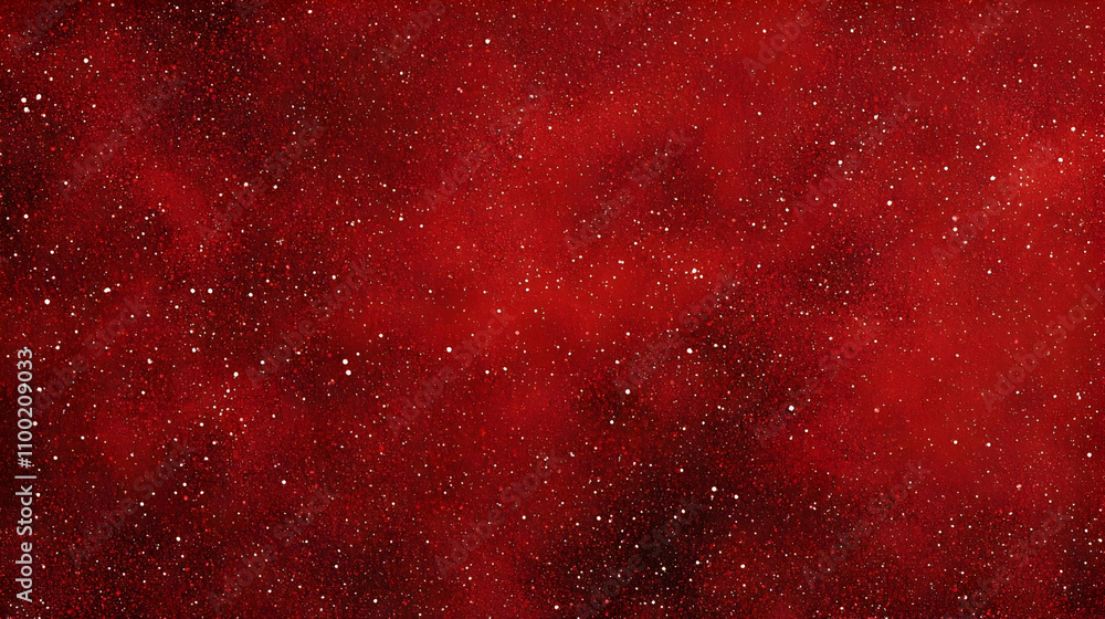 Poster red nebula texture with sparkling white stars. a cosmic background image ideal for various design pr