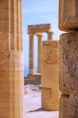The Lindos Acropolis, Rhodes, Greece