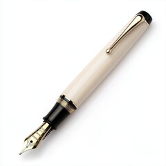 Fototapeta premium Elegant Fountain Pen with Gold Nib and Sleek Design