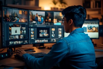 Expertly captured symmetrical photo highlights editing talent.