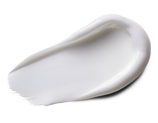 white cosmetic cream stain