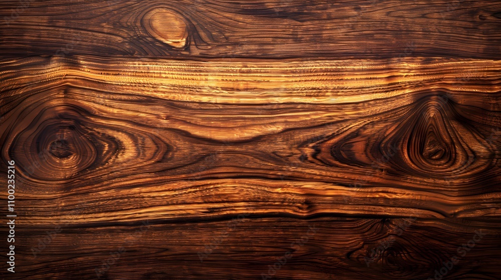 Aufkleber Natural Brown Wood Texture with Rich Grain Patterns Ideal for Backgrounds or Surface Design in Rustic, Vintage, and Modern Aesthetic Applications for Creative Projects