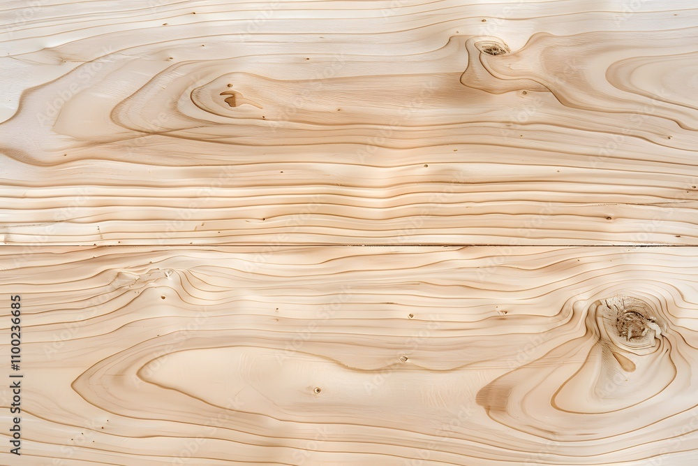 Poster Light Colored Wood Surface with Smooth Grain and Natural Patterns Ideal for Backgrounds or Textures in Design Projects and Crafts