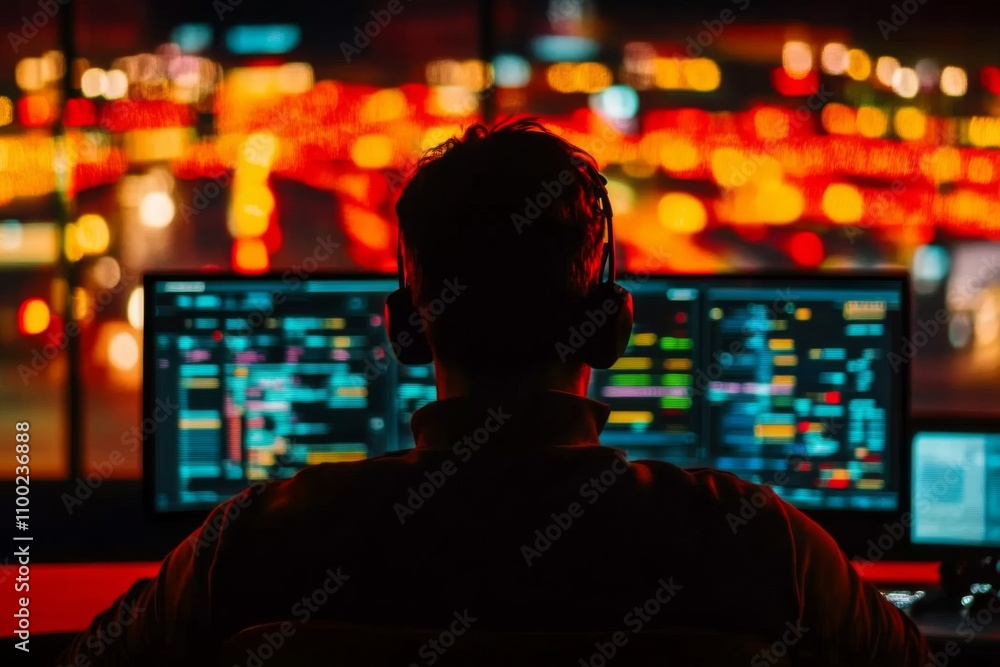 Poster technicians play a key role in network operations center traffic monitoring.