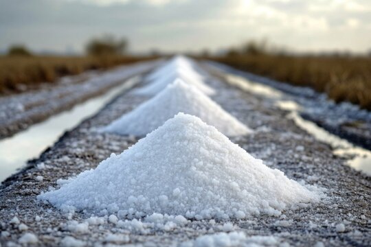 Insights into the environmental and economic impact of salt mining.