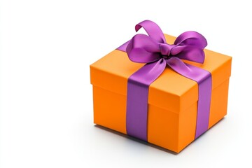 Obraz premium A close-up of a ribbon being tied around a gift box, symbolizing a reward or honor