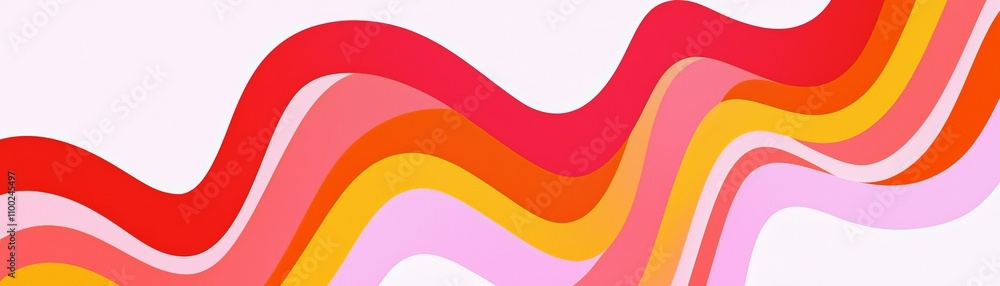 Poster vibrant ripple patterns abstract art digital design colorful environment close-up view modern aesthe
