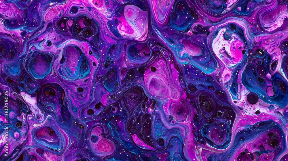 Aufkleber vibrant abstract art creation digital realm visual artwork colorful environment close-up view modern