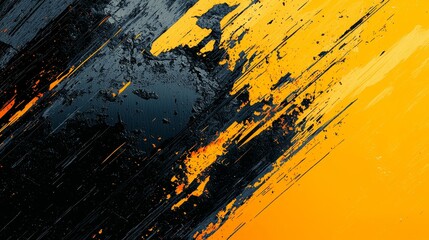 Dynamic abstract art exploration contemporary studio digital artwork vibrant colors close-up view modern expressionism