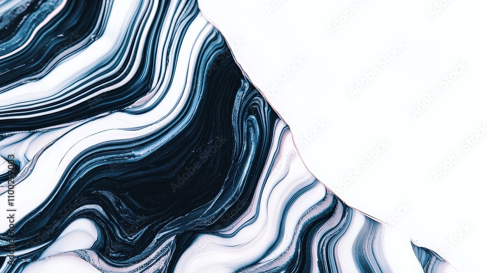Aufkleber dynamic abstract art swirls abstract studio digital artwork modern environment close-up view creativ