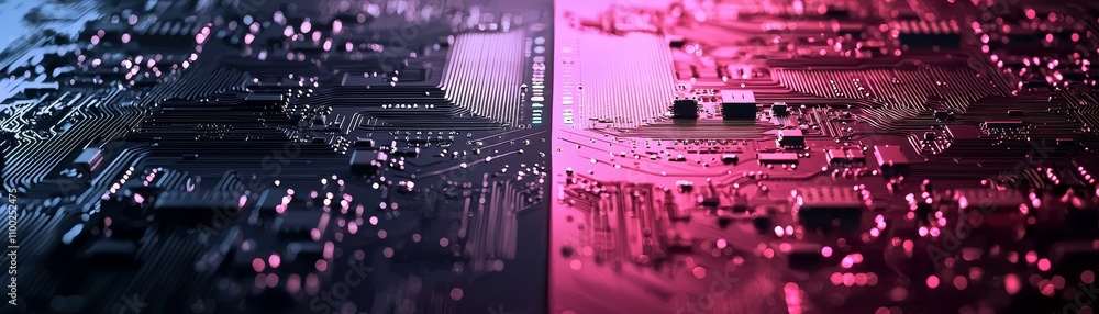 Poster technological innovation display digital landscape visual content neon environment macro viewpoint c