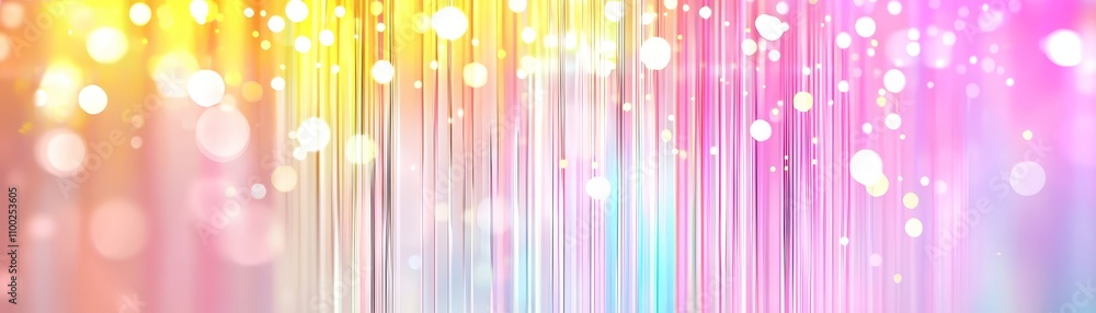 Poster vibrant light patterns abstract art digital creation colorful environment artistic viewpoint visual 