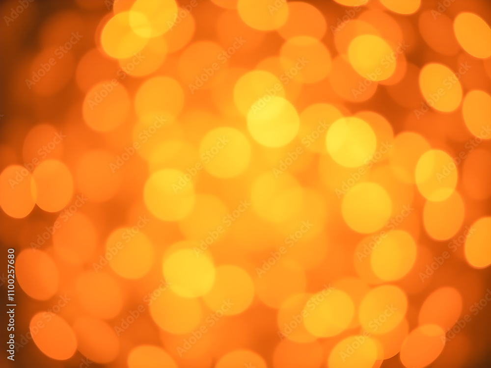 Aufkleber golden bokeh lights blur beautifully, creating a festive and shiny abstract background perfect for c