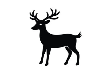 Fototapeta premium Christmas Deer Vector