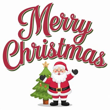 Vintage Christmas text.