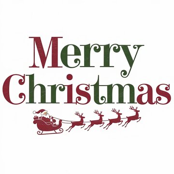 Vintage Christmas text.