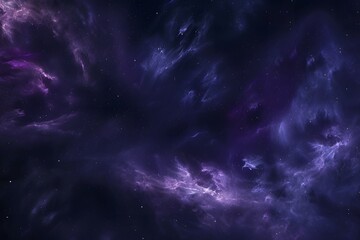Fototapeta premium Dark cosmic background with a velvety texture and distant luminous galaxies