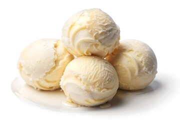 cream on white background