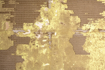 old tile adhesive or cement. wall tiles that have not been glued. wall without tiles with traces of...