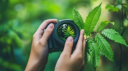 Promotion of environmental education and conservation awareness, Reflecting ecological stewardship, photography style