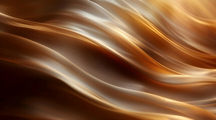 Obraz premium Abstract Background with Golden Waves