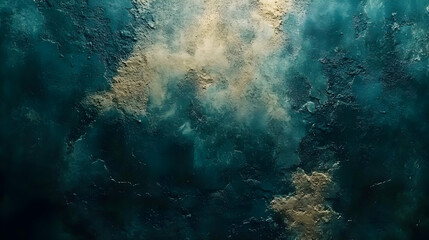 Fototapeta premium Teal and Gold Abstract Background