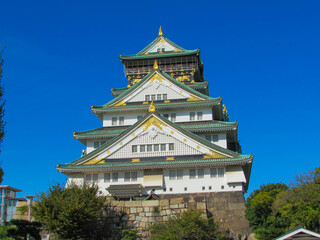 Osaka castle, Japan