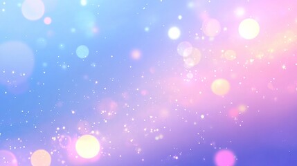 Obraz premium Soft Colorful Bokeh Background with Light Circles and Sparkles