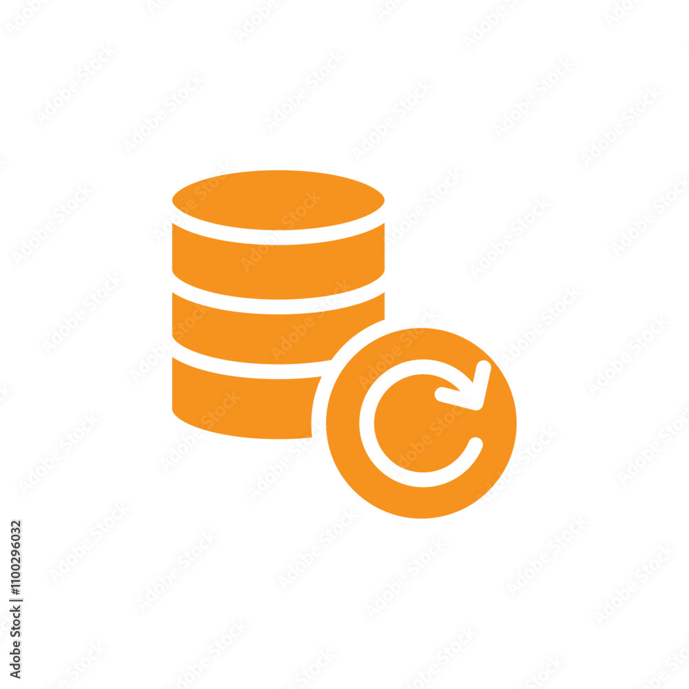 Poster Data Recovery icon Outline vector for web ui
