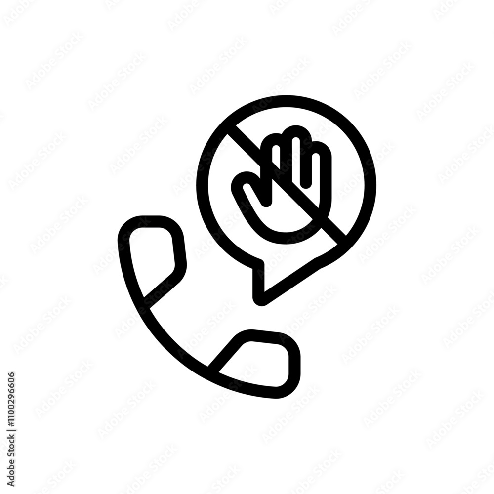 Poster domestic violence icon outline vector for web ui