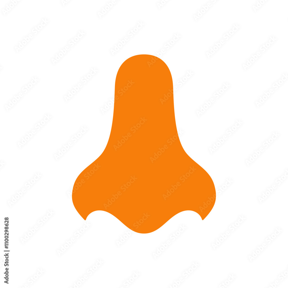 Poster Human nose icon Outline vector for web ui