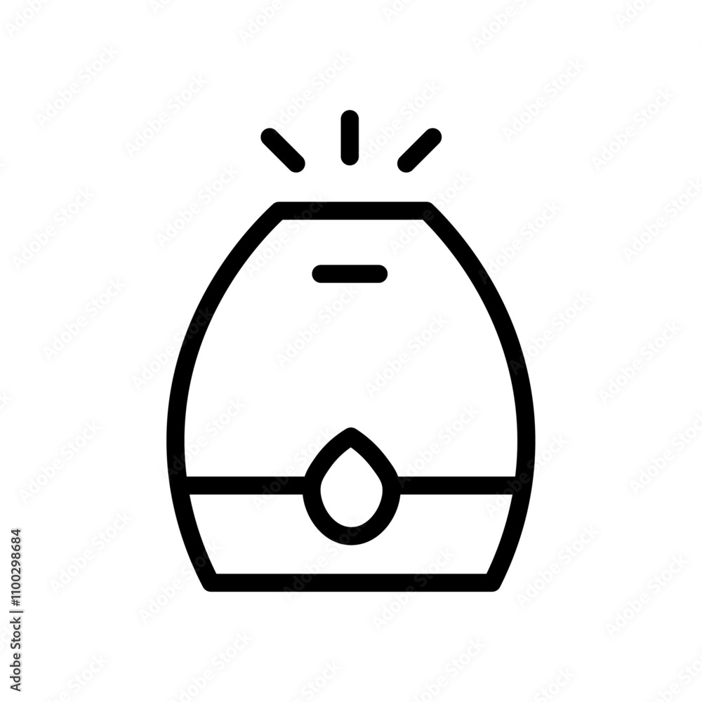 Poster Humidifier icon Outline vector for web ui