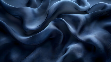 Obraz premium Abstract Background with Navy Blue Wavy Texture