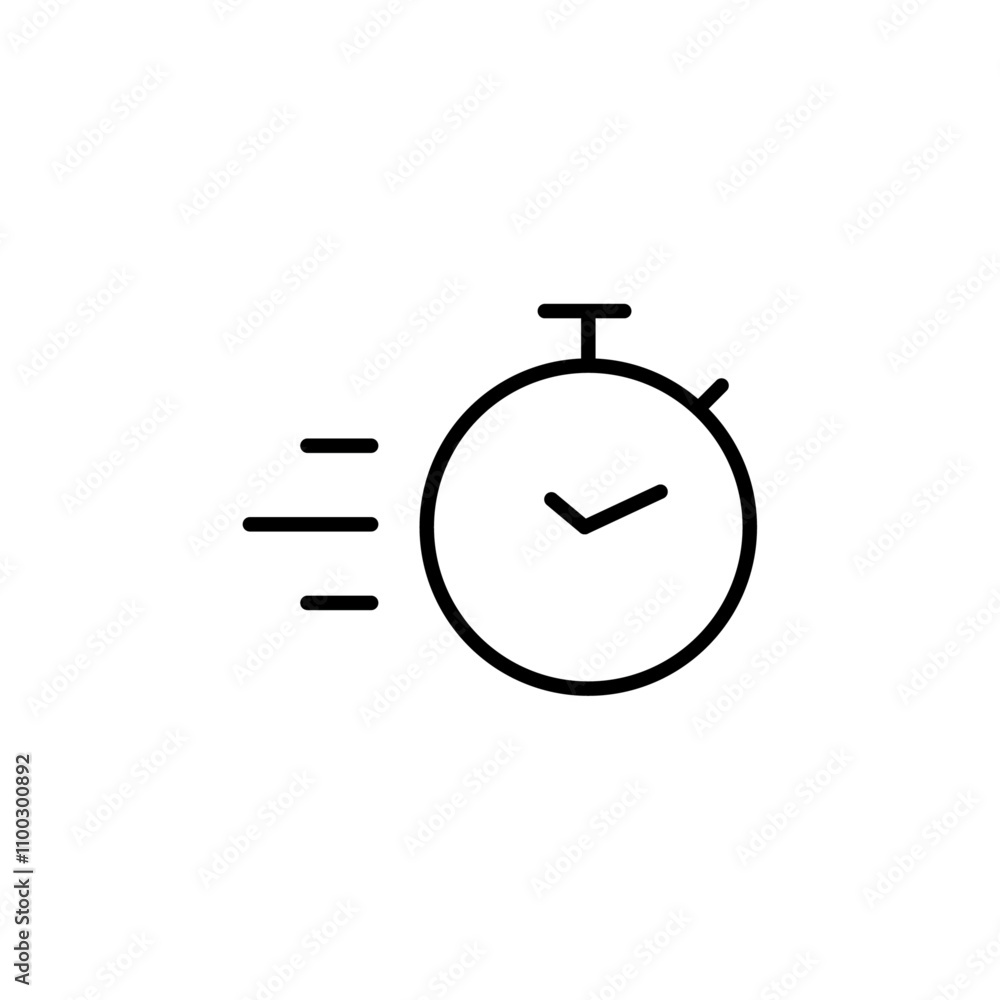 Poster quick response icon outline vector for web ui
