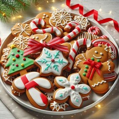 Obraz premium christmas cookies