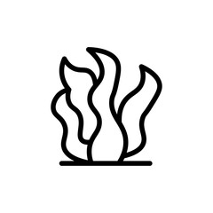 Obraz premium Seaweed icon Outline vector for web ui