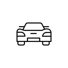 Obraz premium Sports Car icon Outline vector for web ui