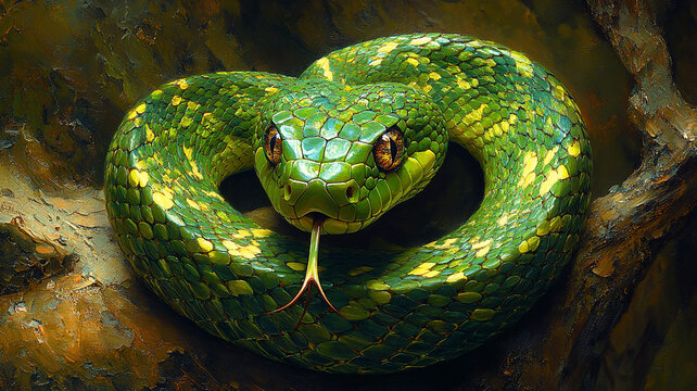 green snake