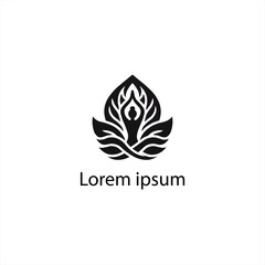 Obraz premium A Yoga Logo Design