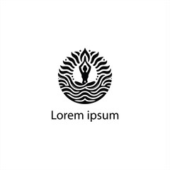 Obraz premium A Yoga Logo Design