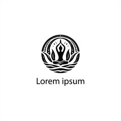 Obraz premium A Yoga Logo Design