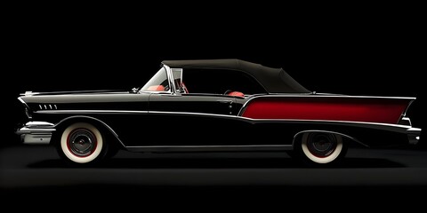 Vintage Convertible with Innovative Retractable Roof (1957)