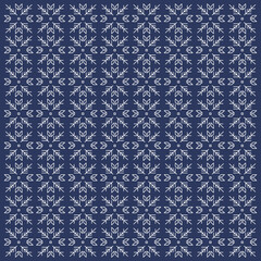Fototapeta premium TRADITIONAL ORNAMENTAL XMAS DESIGN PATTERN TEXTURE WALLART VECTOR