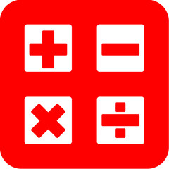 Obraz premium plus minus icon