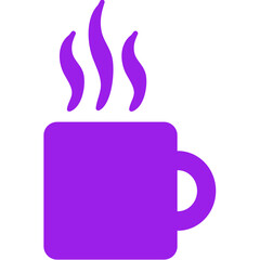 Coffee color icon single line vector